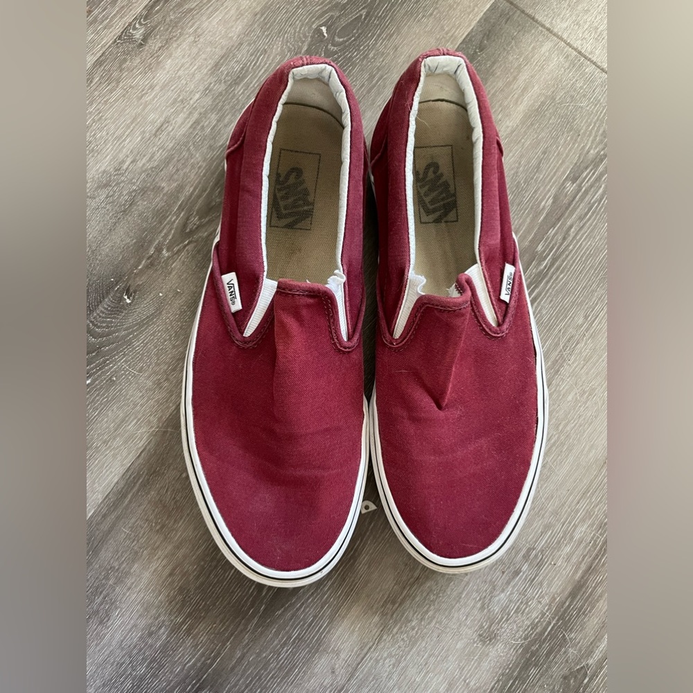Maroon Vans - image 1
